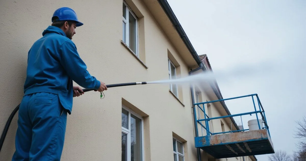 Profesjonalne mycie elewacji budynku w Warszawie — cennik 2026